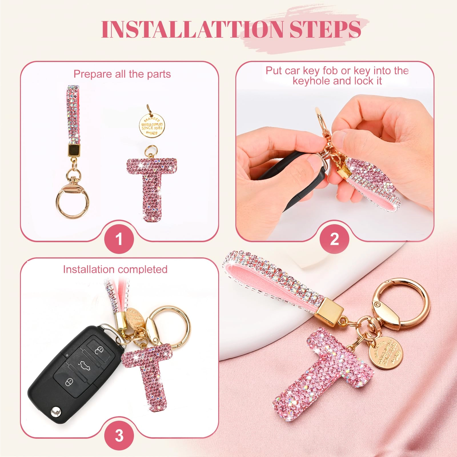 Initial Letter Keychain