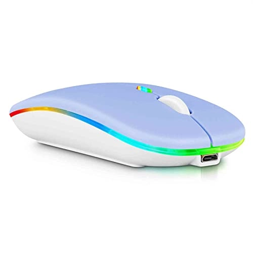 2.4GHz Rechargeable Wireless LED Mouse - Bluetooth