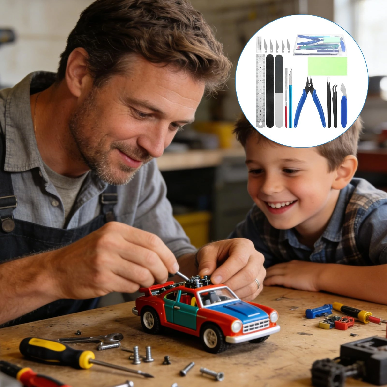 Model Making Tool Kit - 16 Pcs