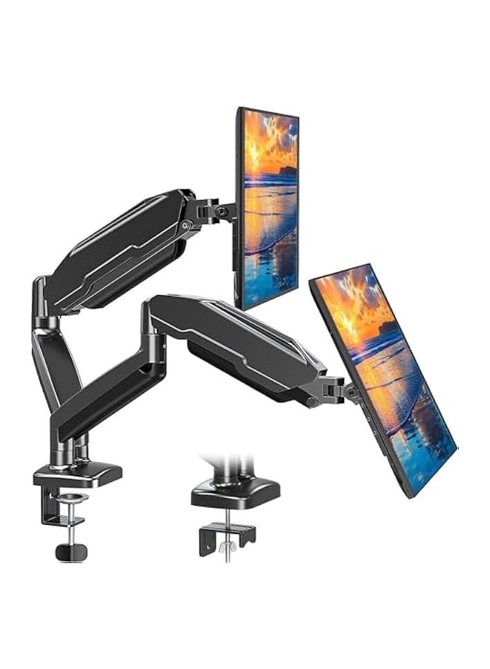 Dual LCD Monitor Desk Mount Stand - 2 27in
