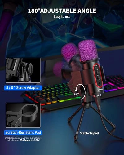 M02233 USB+3.5mm-Mini-Jack Microphone