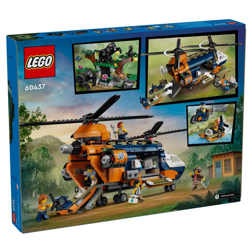 City Jungle Explorer Helicopter at Base Camp (60437)