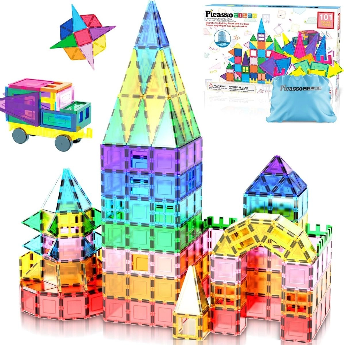 Magnetic Tiles - 101 pcs