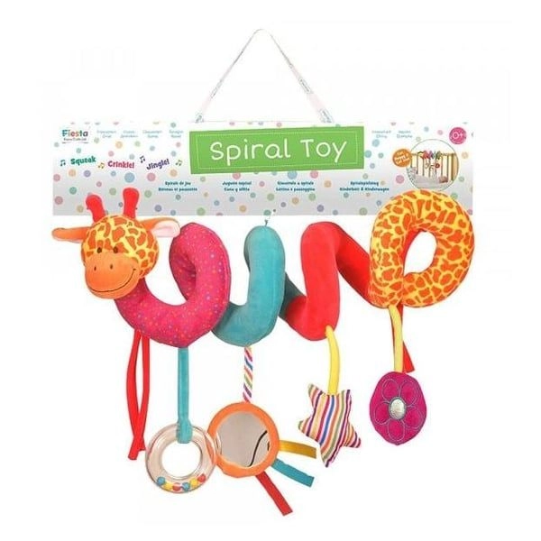 Fiesta Crafts Giraffe Spiral Toy - 0 month