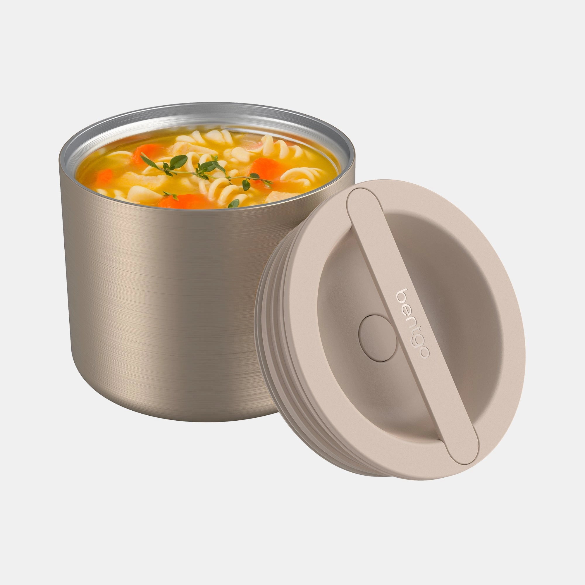 Stainless Steel Insulated Food Lunch Box - Carbon Black 2.4 cups / 19 oz / 560 ml
