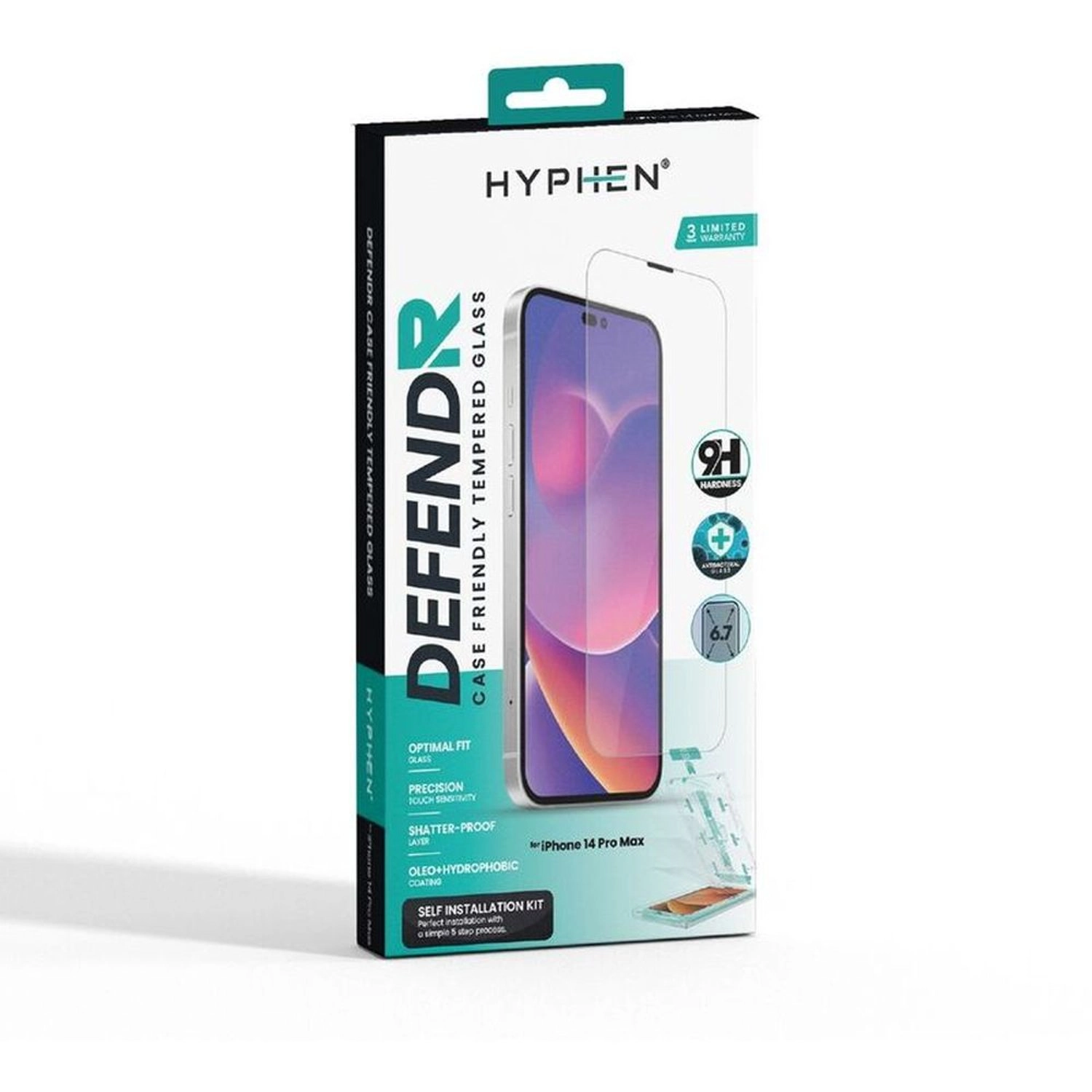 Defendr Screen Protector - Case Friendly iPhone 14 Pro Max