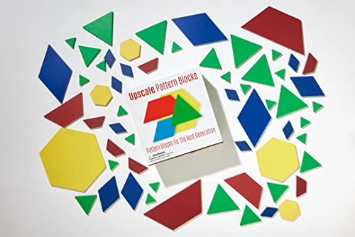 Upscale Pattern Blocks - 4 years and up 60 pieces