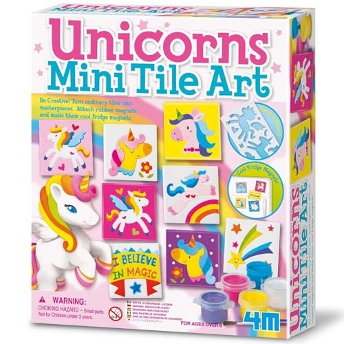 Unicorn Mini Tile Art Kit - 5+ years 6 pcs
