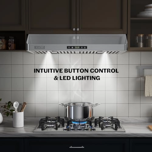 Ductless/Ducted Range Hood - 300 CFM 30 Inch