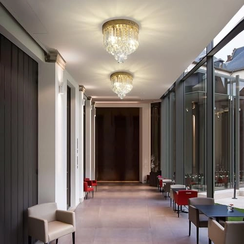 Modern Mini K9 Crystal Ceiling Light