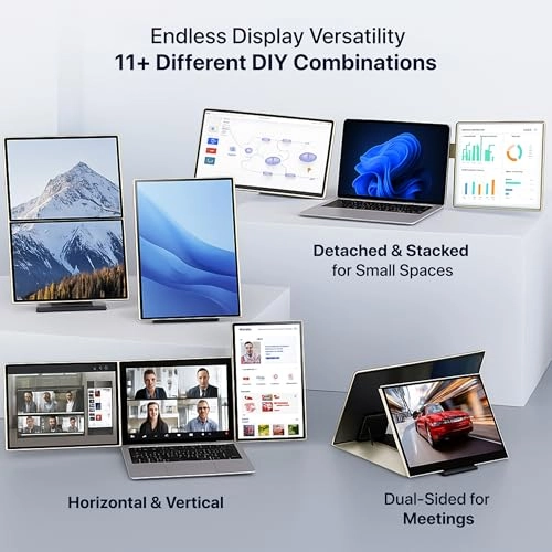 Dual Laptop Screen Extender - 00850027148533 15.6 Inches 1920 x 1080 Pixels