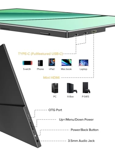 4K Portable Monitor - 14.5" 3840 x 2400 Pixels