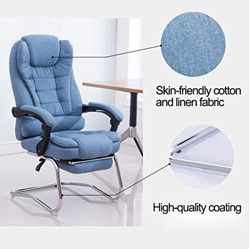 Reclining Chair - Fabric Cotton Black