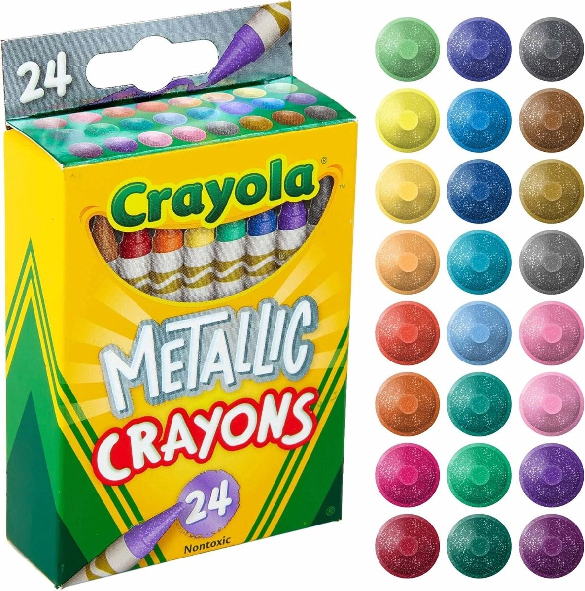 Metallic Crayons - 24 piece(s)
