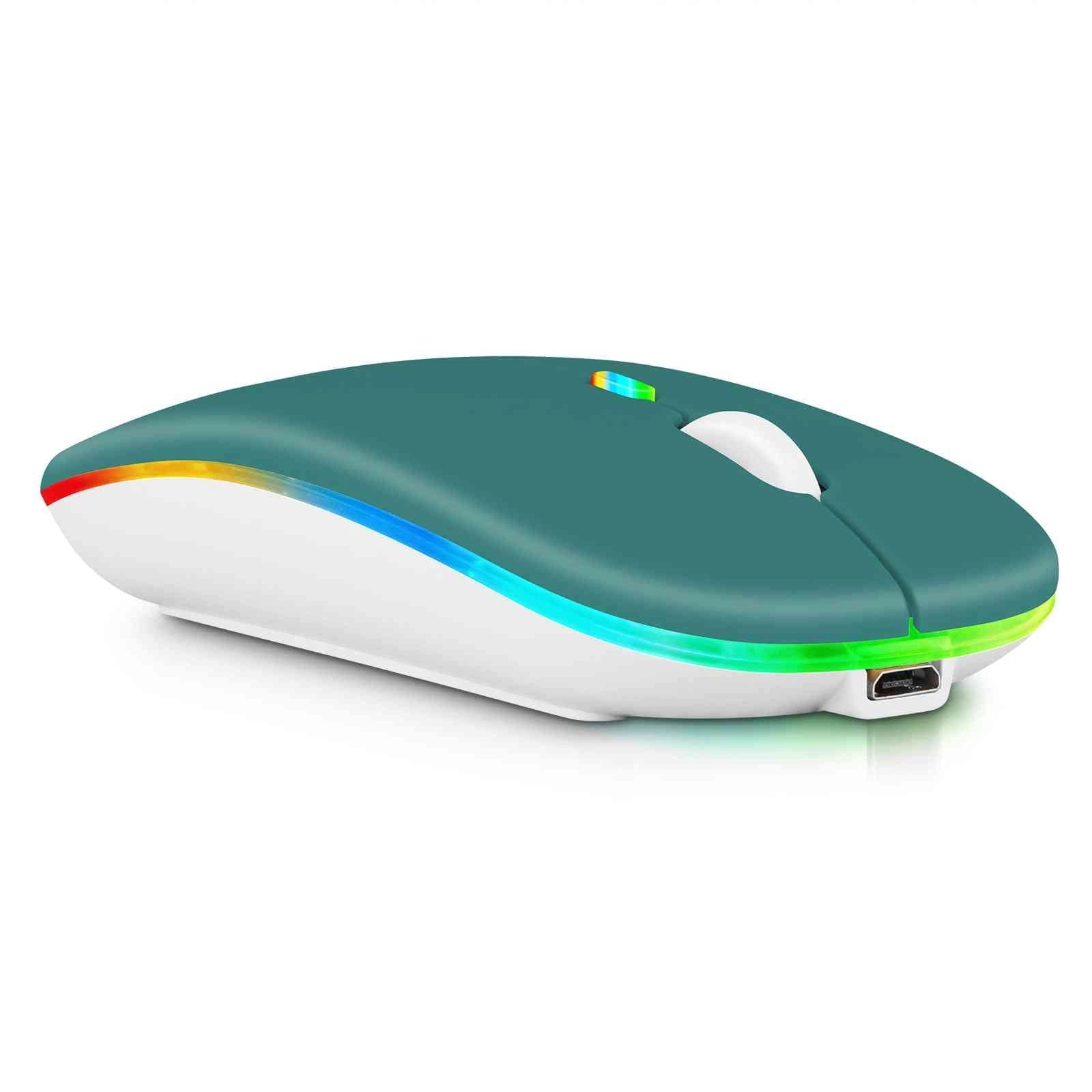 2.4GHz Rechargeable Wireless LED Mouse - Bluetooth