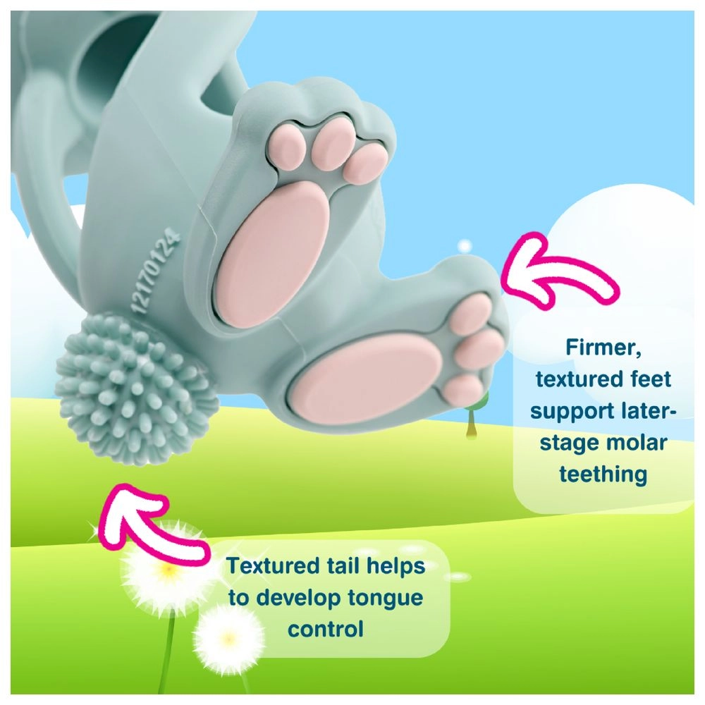 Bobbie Bunny Teether - food-grade silicone