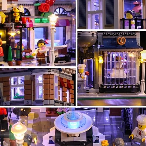 Lighting Kit 10255 - for LEGO Assembly Square 10255 ABS