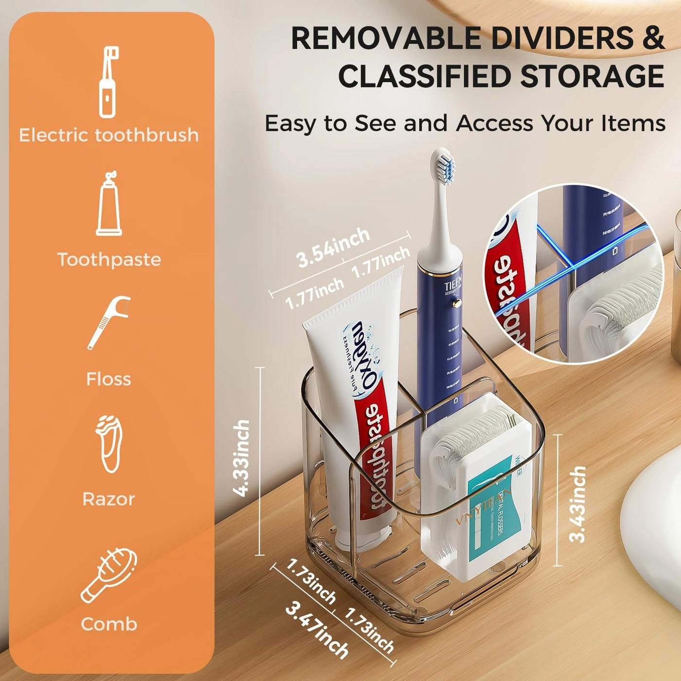 Toothbrush Holders - Wall Mounted 3 Slots