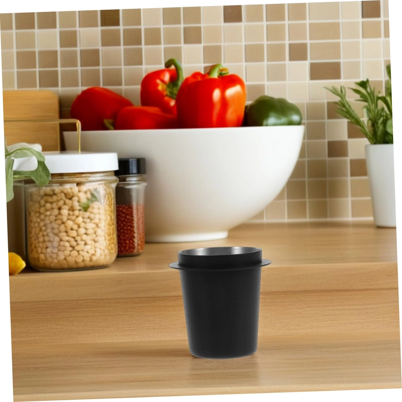 Coffee Measuring Cup - Stainless Steel Black