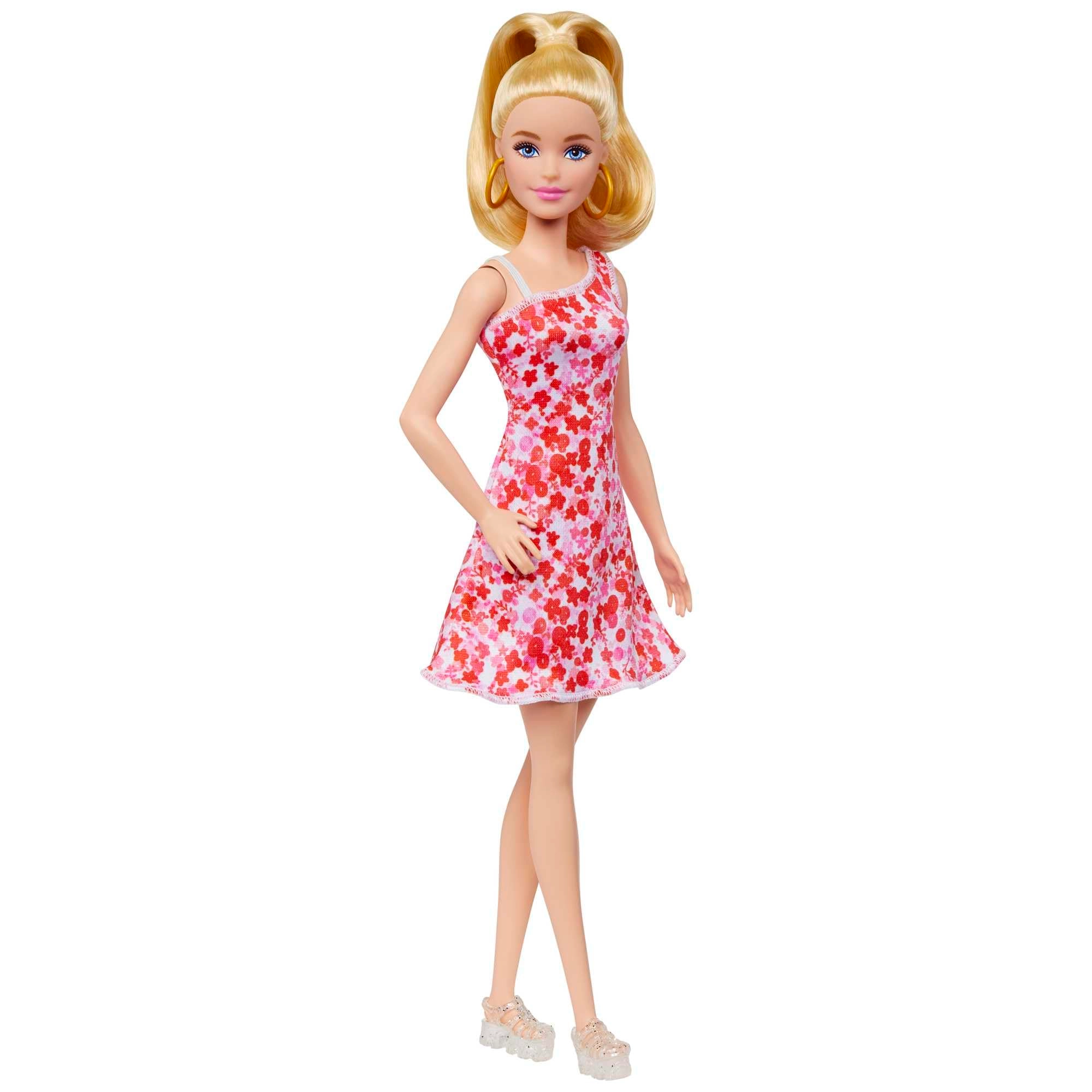 Barbie Fashionistas - Blonde Distorted Dot Dress Ages 3+