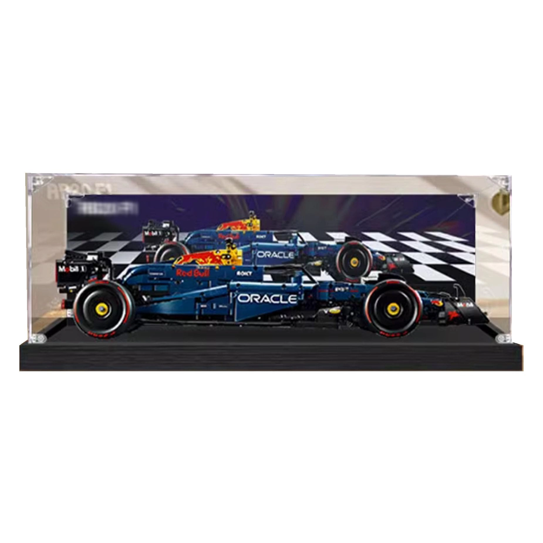 PHOVKFR Acrylic Display Box for LEGO 42206 Racing - 3mm thickness