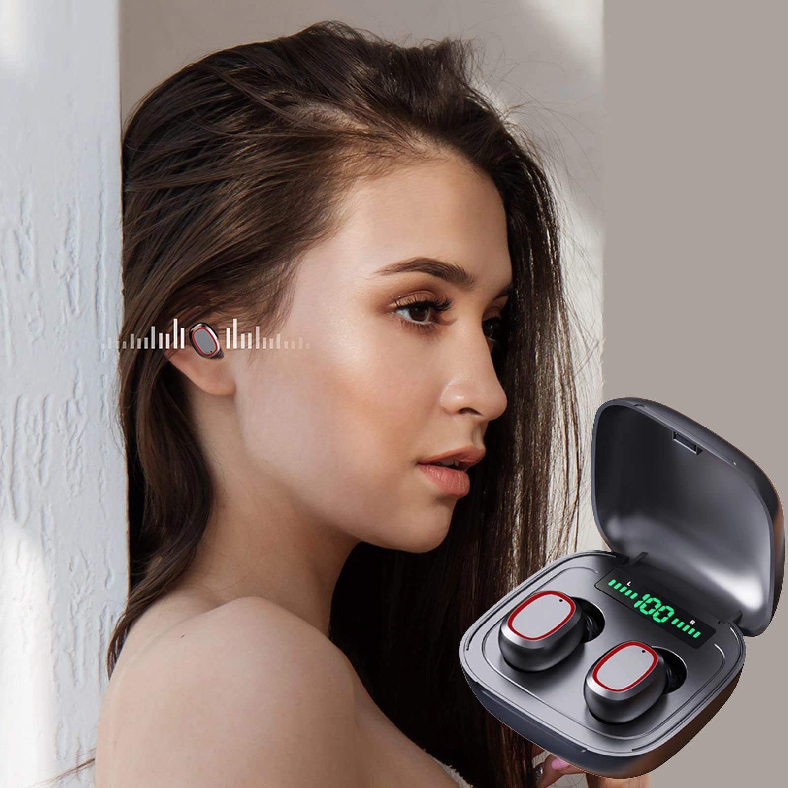 XEQLJ Real Wireless Bluetooth Headset Wireless Headset