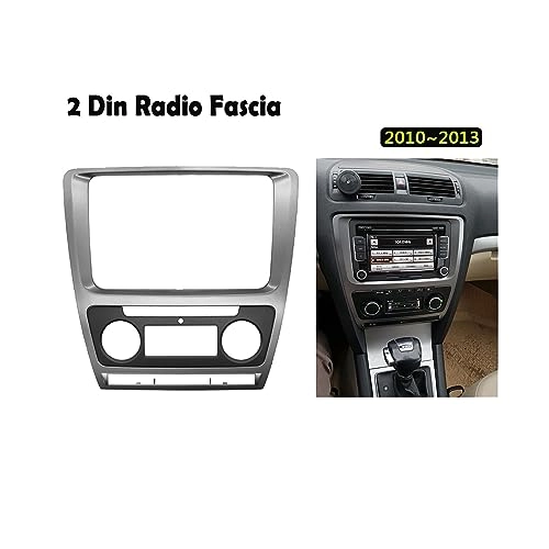 2Din Car Stereo Radio Fascia - Skoda Octavia 2010-2013