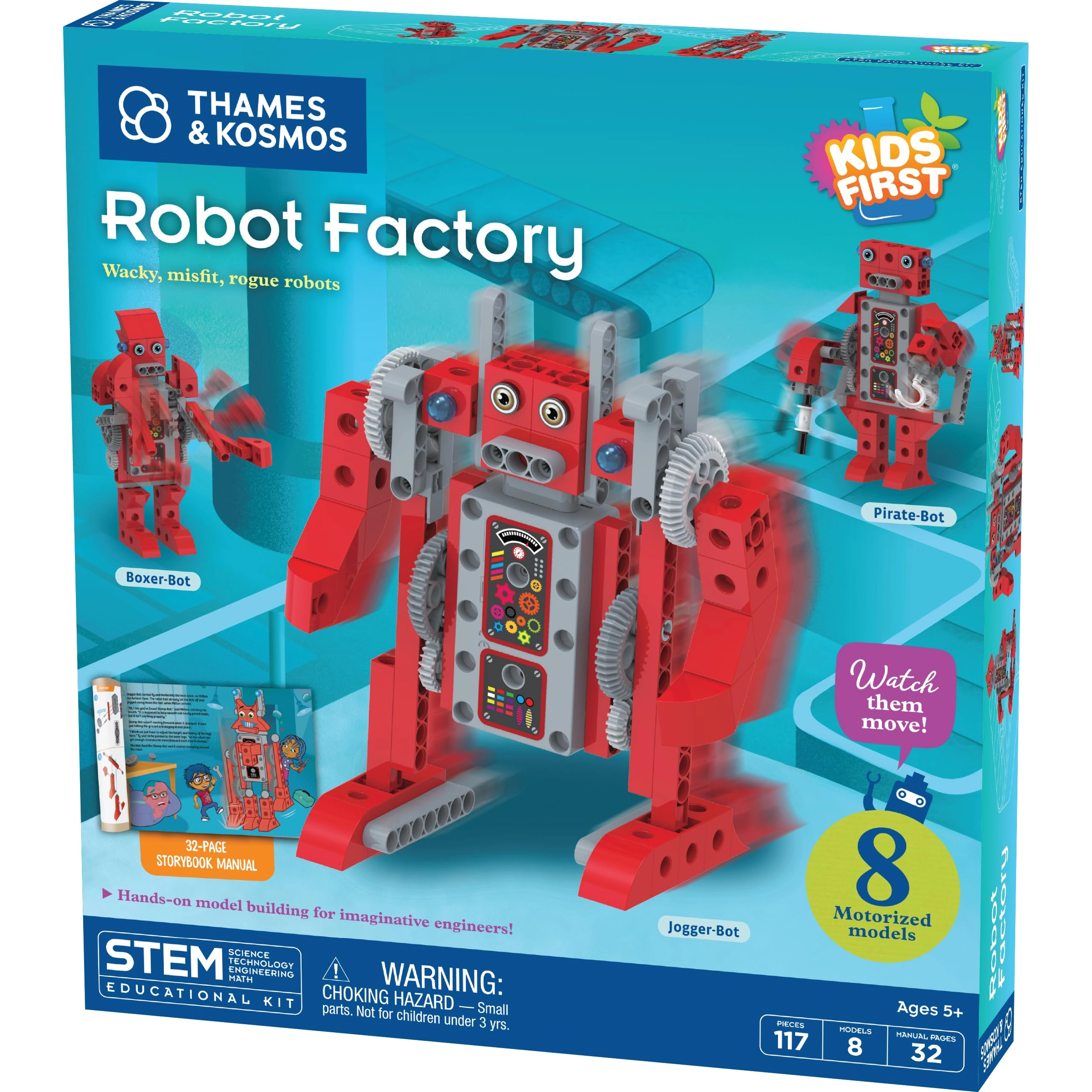 Thames & Kosmos Kids First: Robot Factory STEM - 5 - 15 years 117 pieces