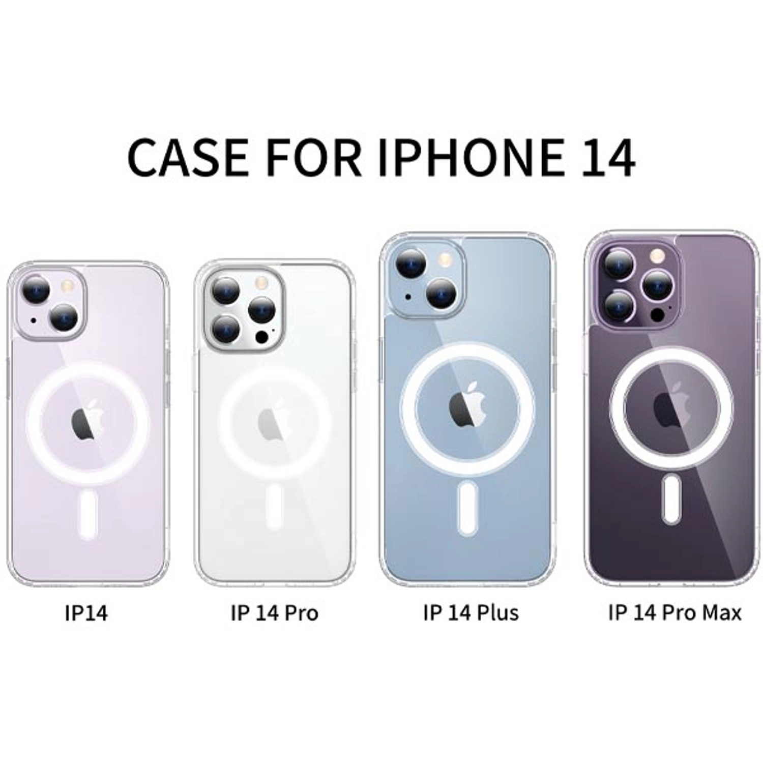 Case iPhone 14 Back Case with MagSafe for iPhone 14