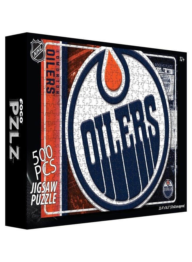Edmonton Oilers Big Logo Puzzle - 500 pcs
