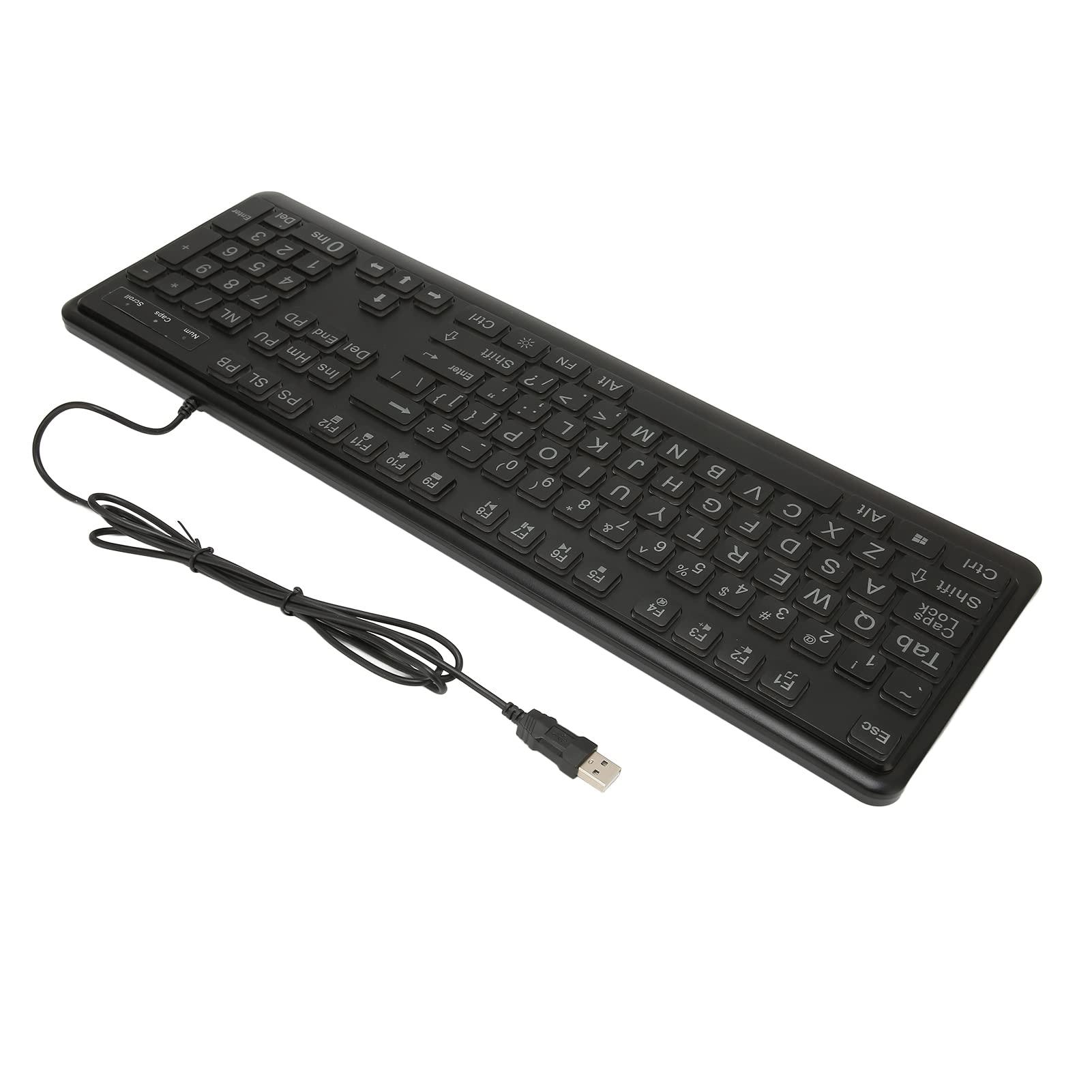 Hidyliu Large Print Computer Keyboard - Wired