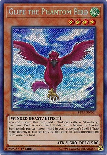 Yu-Gi-Oh! Glife the Phantom Bird BLRR-EN008 - Secret Rare 1st Edition