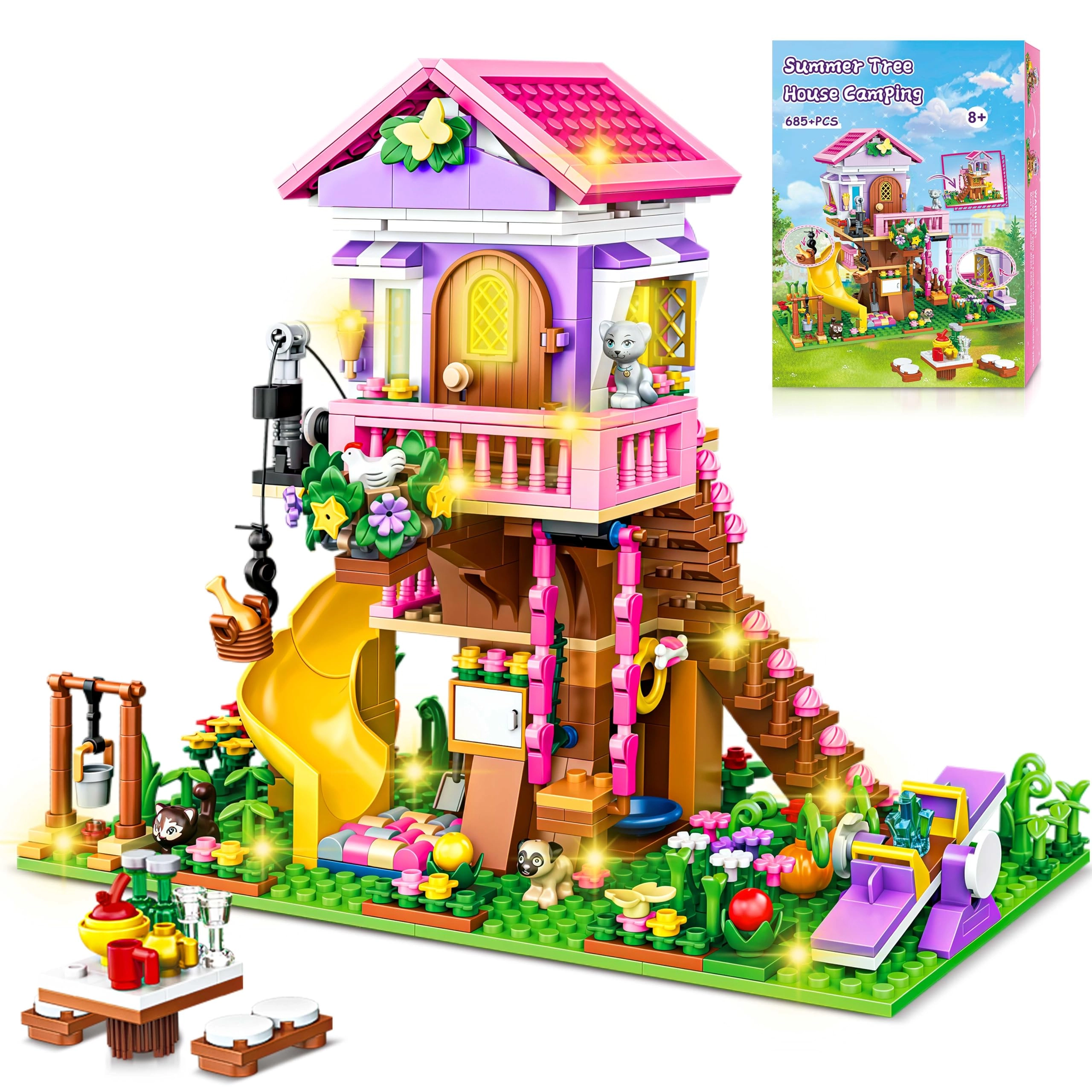 EFFILUMLUX Tree House Building Blocks - 1 pcs