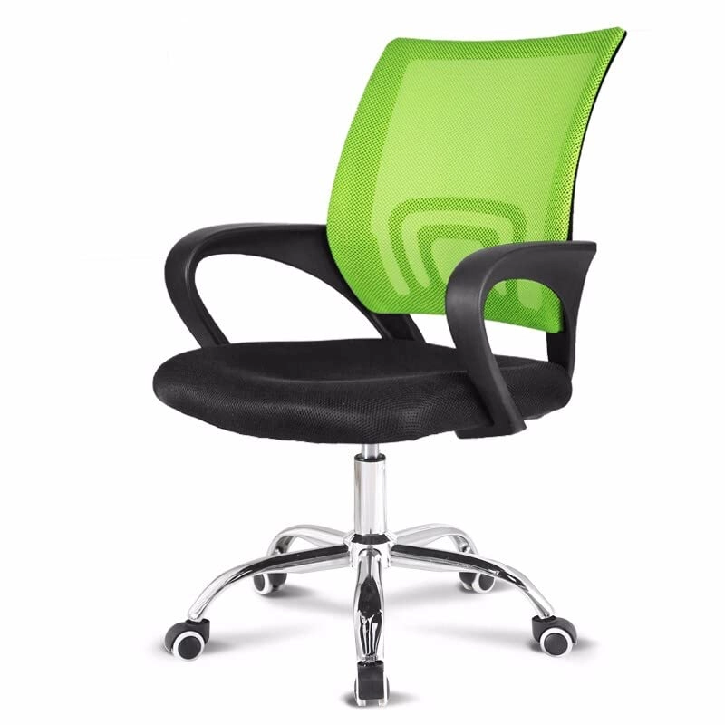 Desk Chair - PU Leather Brown High Back