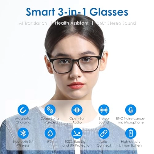 AI Glasses - ChatGPT Optimized Bluetooth Polarized