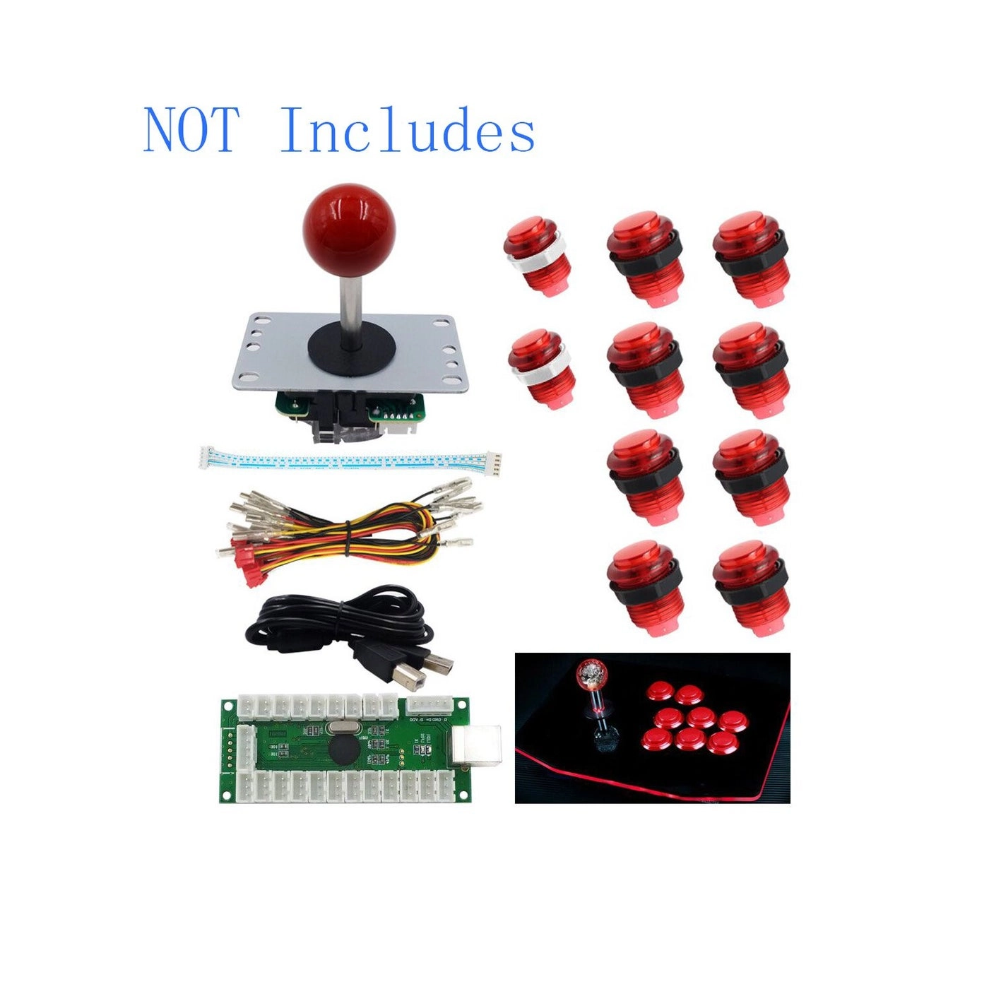 USB Encoder Board - Retro Pie PC MAME Raspberry Pi