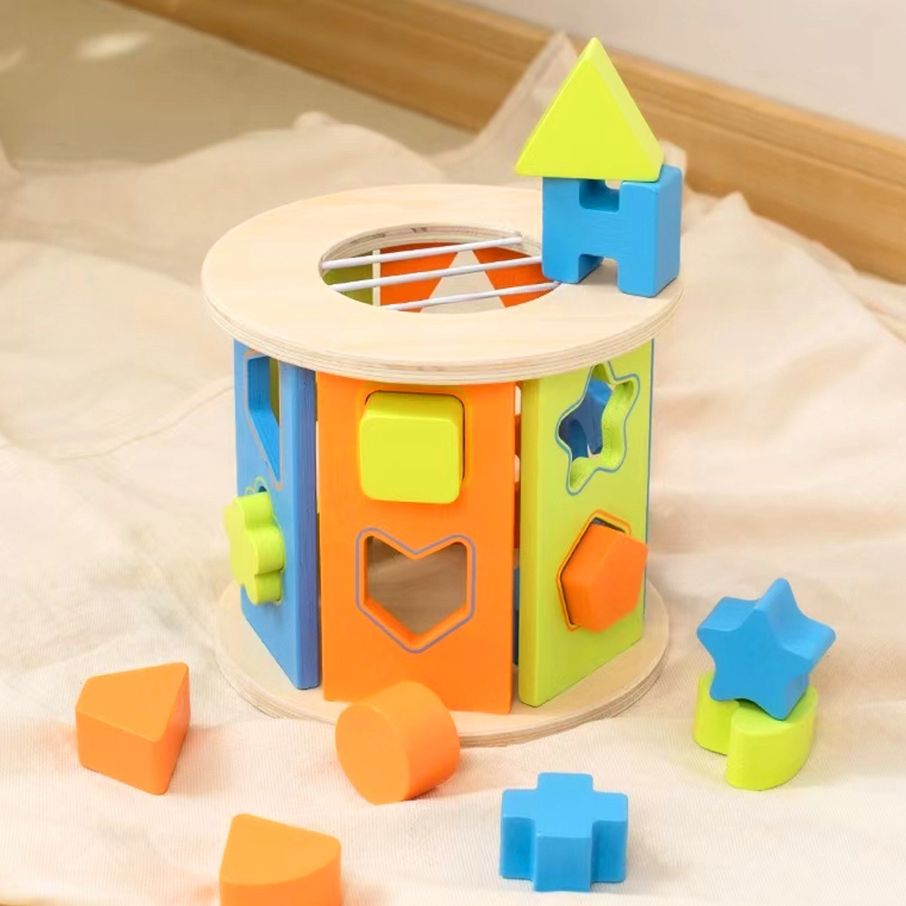 Wooden Activity Box - Suitable for 3 years and above 12 Pcs
