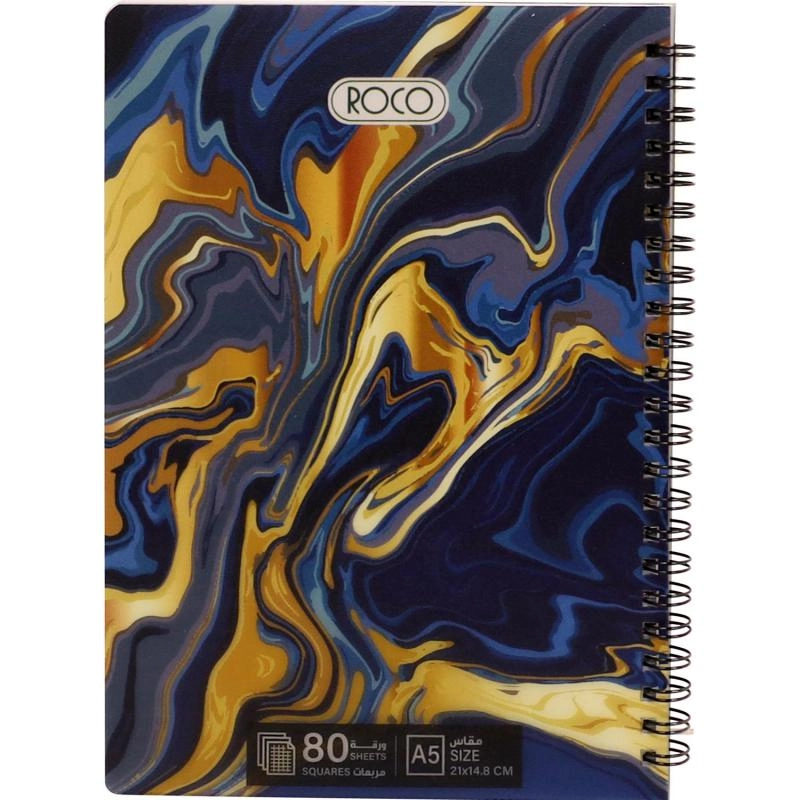 Notebook 19 X 26 cm Spiral - Grid 100 Sheets