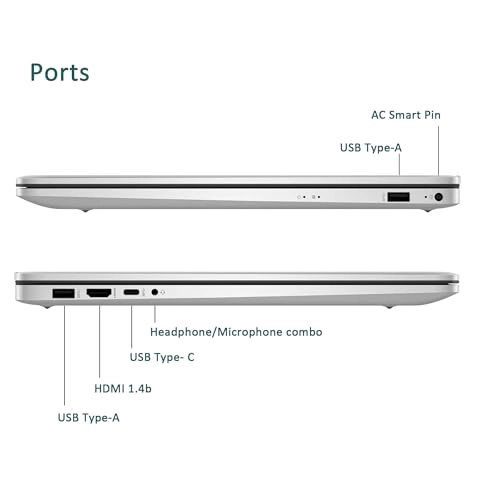 HP Laptop 17 - 17.3'' Ryzen 5-7430U 32GB DDR4 1TB SSD