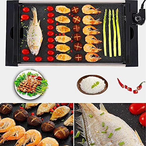 Electric Countertop Griddle Grill - 550 x 350 mm