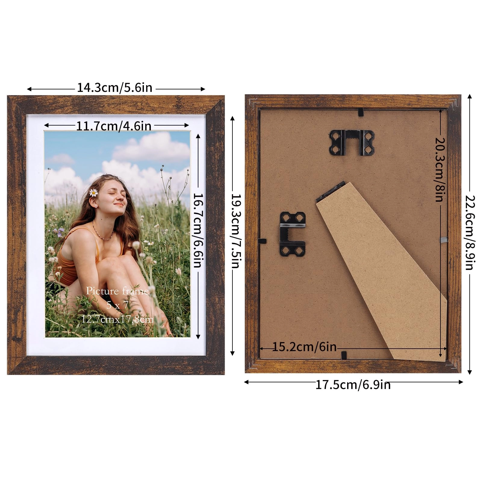 Photo Frames - 4x6/5x7 Pack