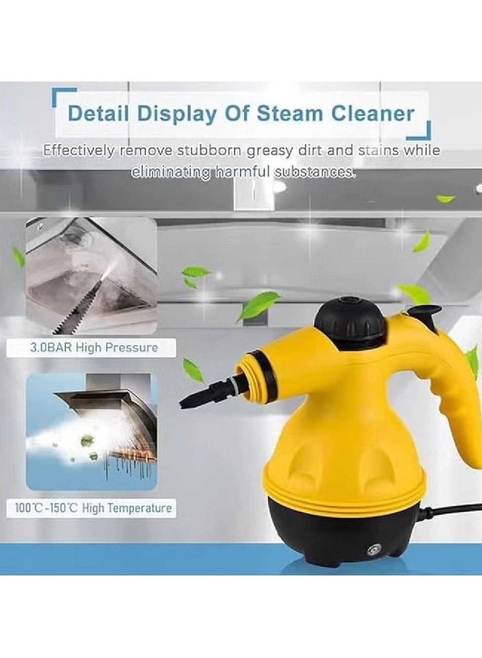 High Pressure Steam Cleaner Bundle