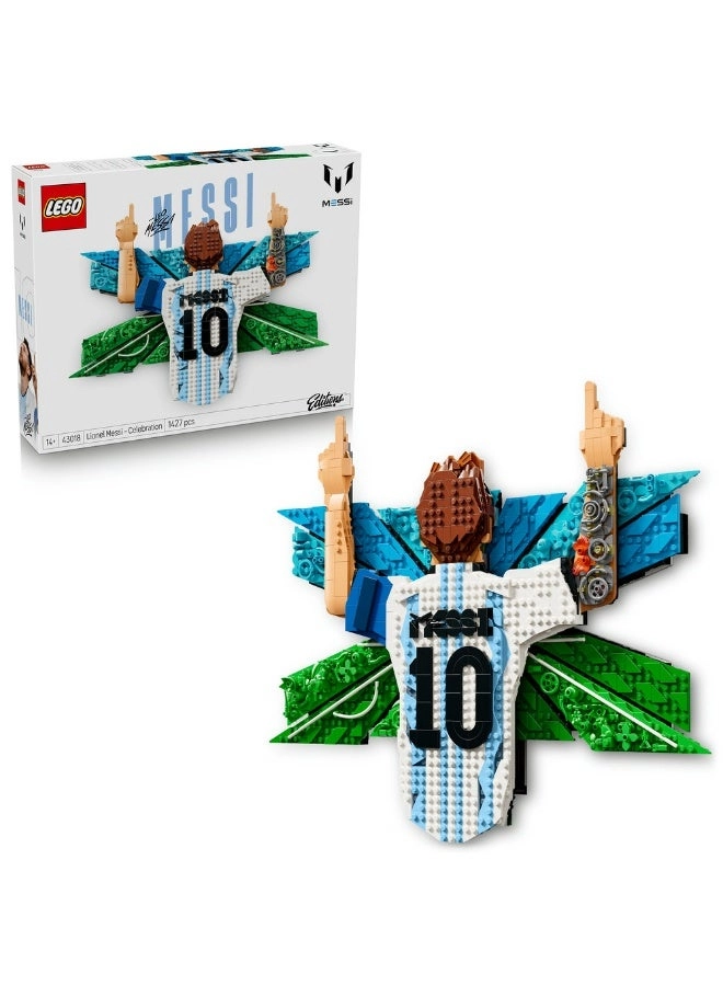LEGO Lionel Messi Celebration - 38 cm high 47 cm wide