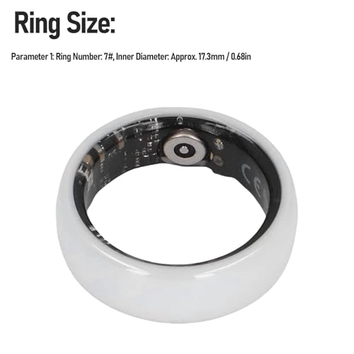 Smart Ring - Size 9: Approx. 18.9mm / 0.74in Inner Diameter