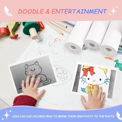 Instant Print Camera Paper - 12 Rolls 2.2*1 inches