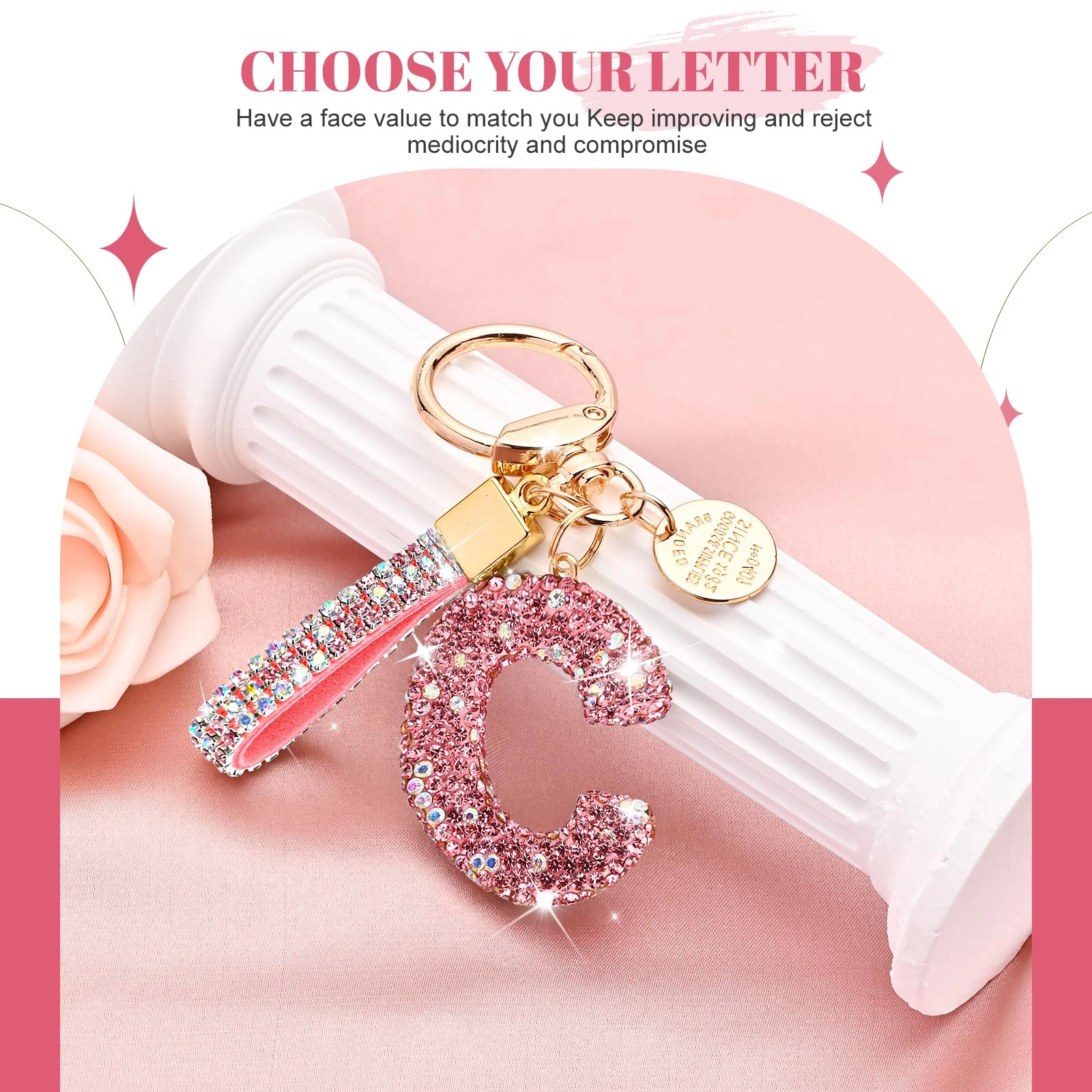 Initial Letter Keychain