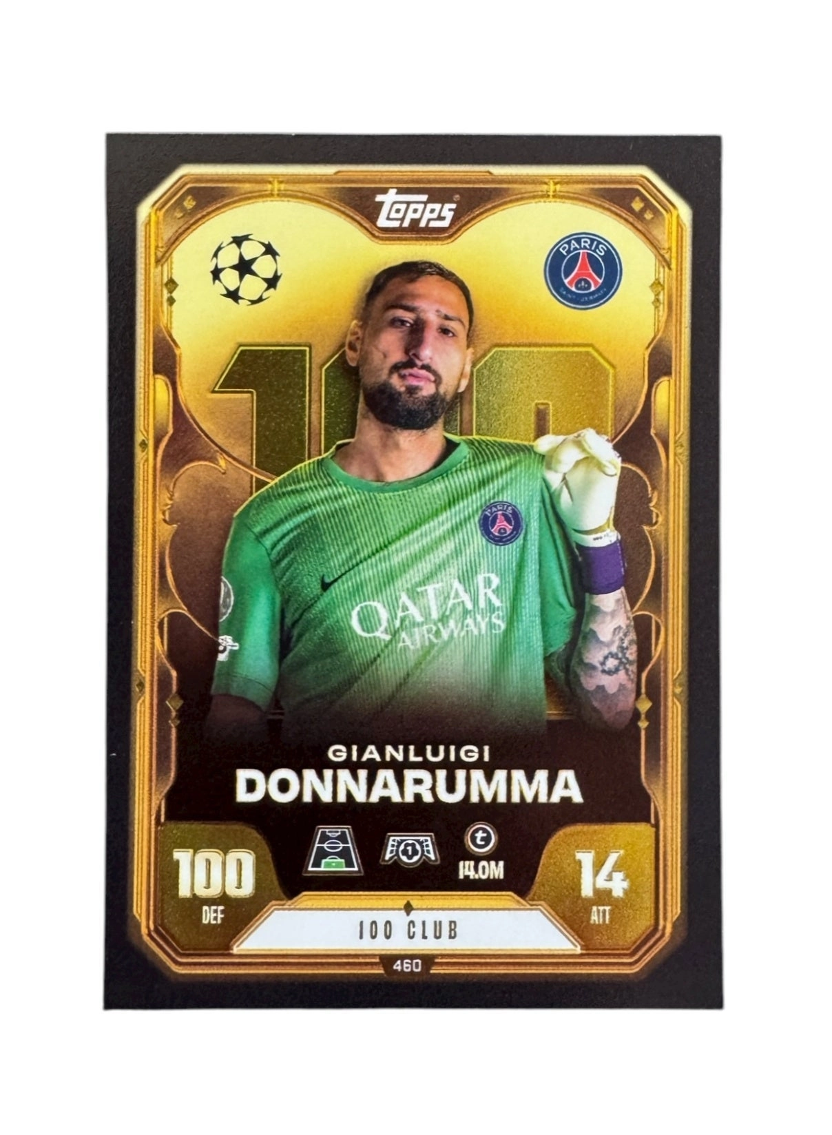 100 Club Donnarumma + 40 Bonus Cards - 41pcs