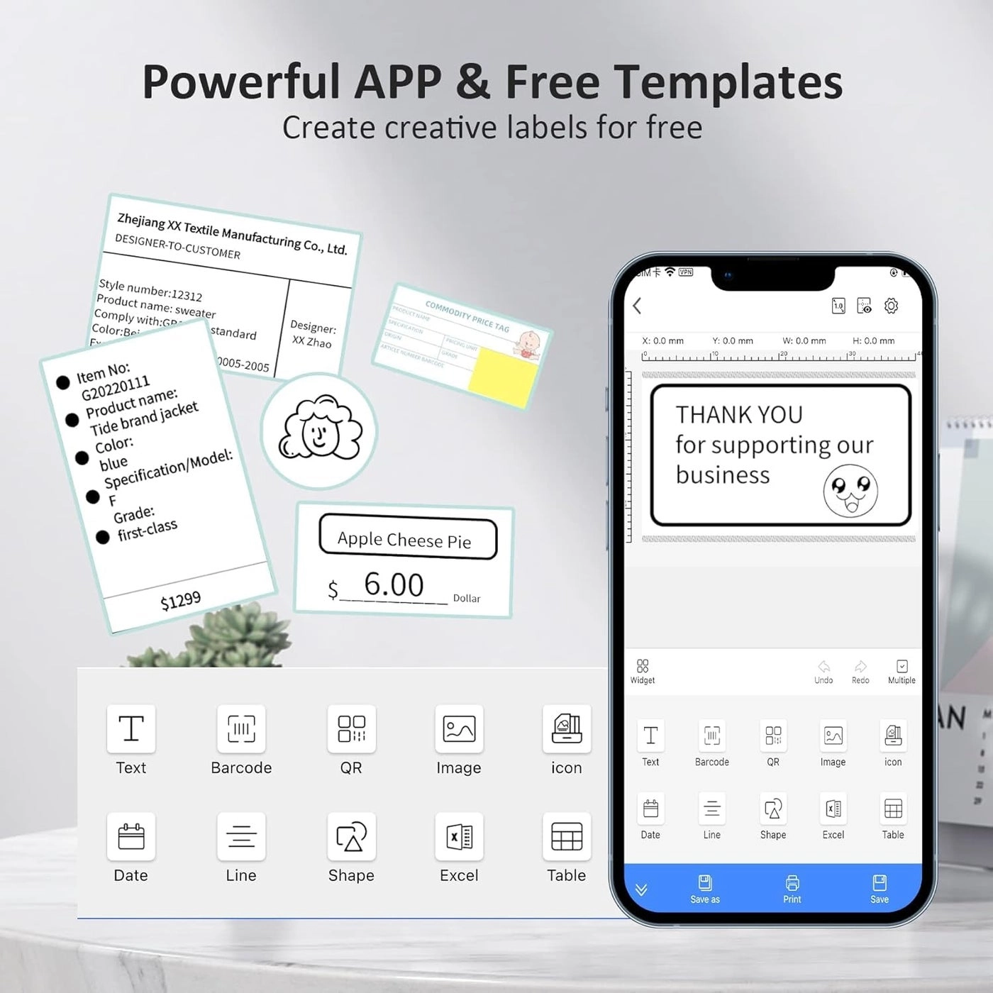 M110 - direct thermal technology