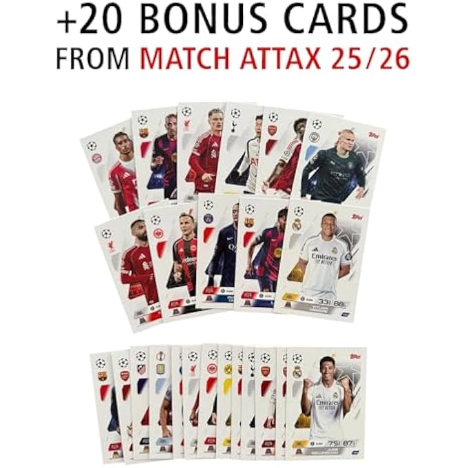 Match Attax 2025/2026 Super Rare - 36pcs