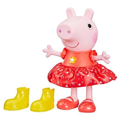 Peppa's Mud Puddle Party Doll - 30 cm Interactive German Version Ages 3+